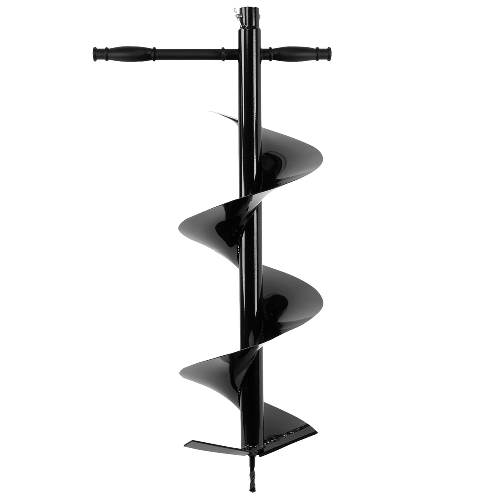 Шнек для грунта E-250, диаметр 250мм, длина 800мм,соединение 20мм, несъёмный нож// Denzel