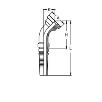 Фитинг DN 20 SFL 3/4 38.1 (45) Interlock