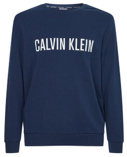 Calvin klein logo crew neck sweatshirt hotsell