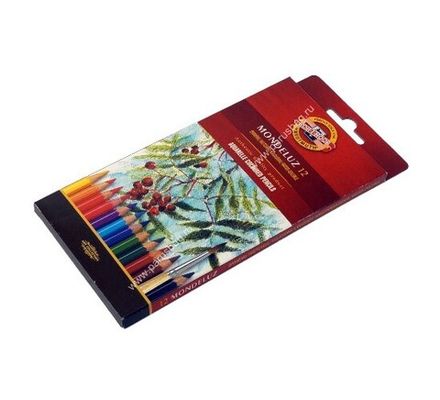 Карандаши акварельные 12 цветов Koh-i-noor Mondeluz