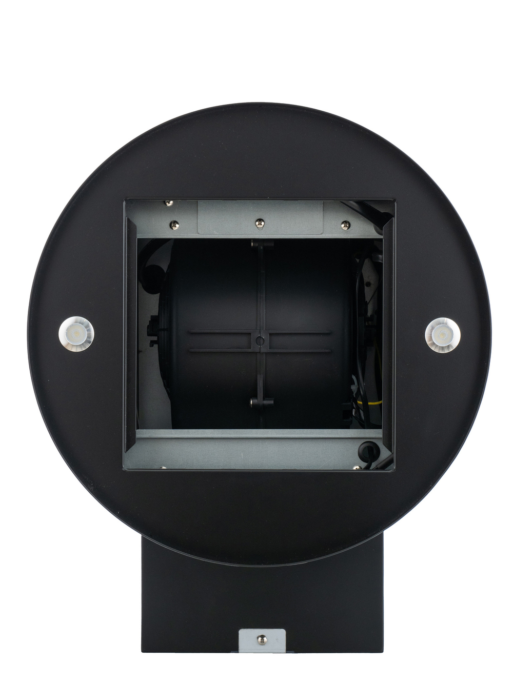 Вытяжка цилиндрическая пристенная MACBI B-TUBE39 (BLACK) черный, D150мм, 1200 м3/ч, пристенная, мотор 230Ватт, металл 39см, кнопочное управление