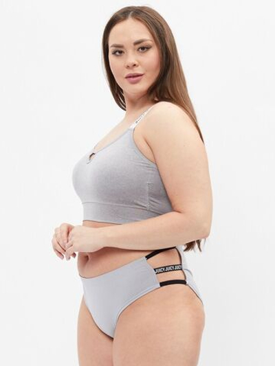 Набор из 3 высоких трусиков-слипов с перемычками по бокам (Размер: 2X) (Цвет: разноцветный)