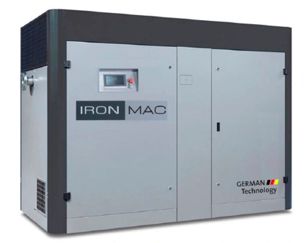 Двухступенчатый винтовой компрессор IronMac IC 150/10 AM [GTS series]