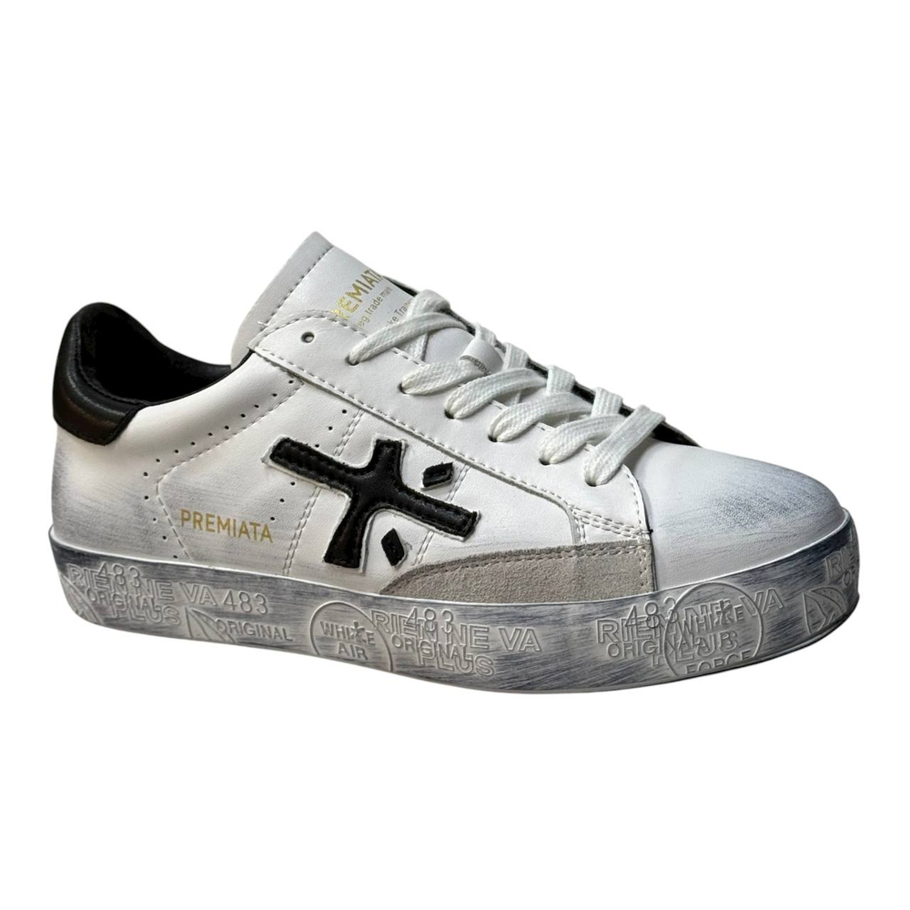 Premiata 483 Print Edition White