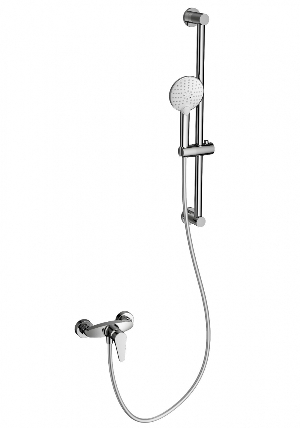 Смеситель для душа с гарнитуром WONZON & WOGHAND, Хром (WW-AE3103-CR)