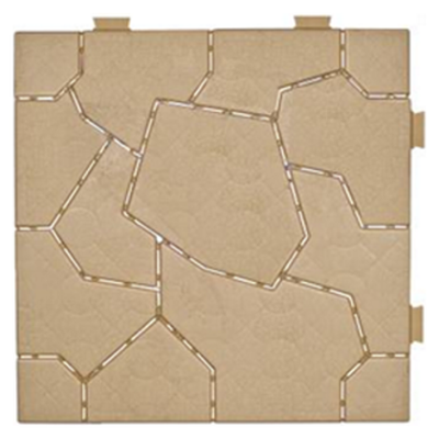 Покрытие PlastiKo Stone 50х50х2,5 см