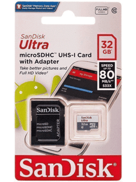 Карта памяти microSD 32 Гб
