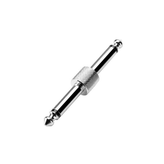 Adam Hall 7883 - адаптер TRS 6.3 mm mono (M) - TRS 6.3 mm mono (M), серебристый