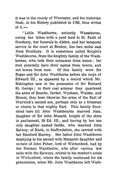 Some Notes On The Evesham Branch Of The Washbourne Family | Нет автора