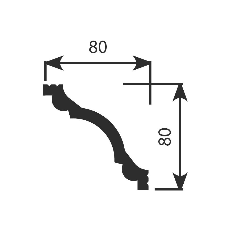 Карниз потолочный КX012