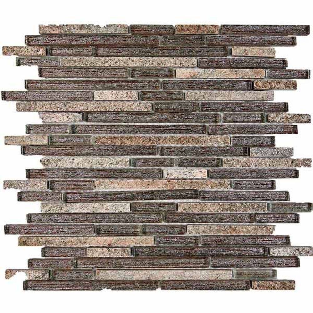 Мозаика PIX715 из мрамора и стекла (15x15)