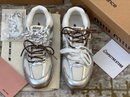 New Balance x Miu Miu 530 SL Silver Metallic