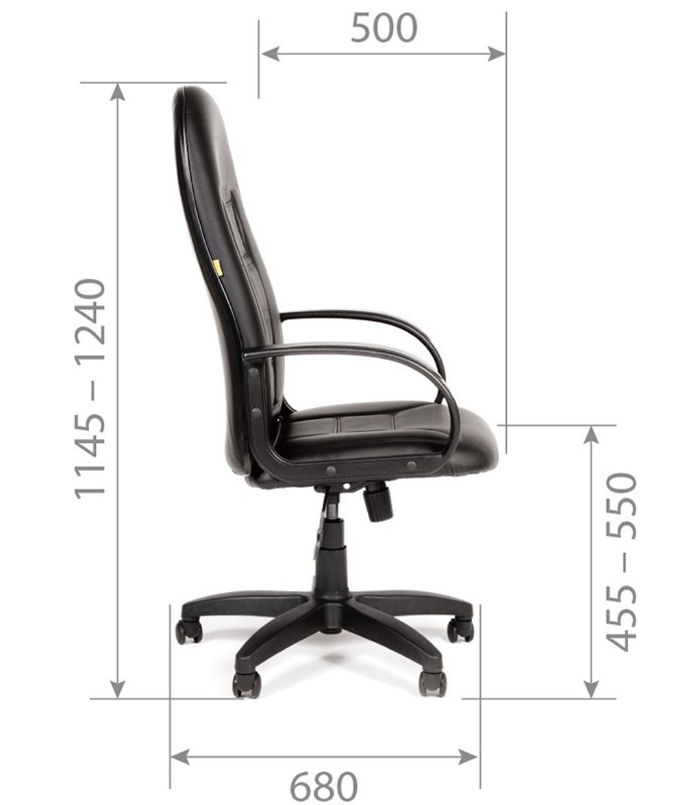 Офисное кресло CHAIRMAN 727, экокожа