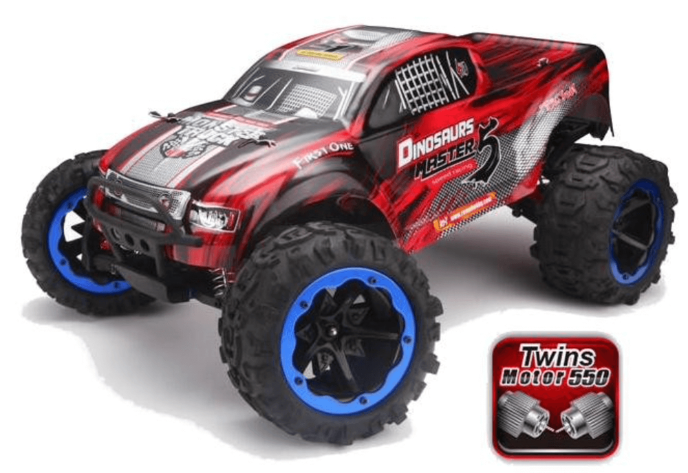 Радиоуправляемый монстр Remo Hobby Dinosaurs Master красный 4WD RTR масштаб 1:8 2.4G - RH8032-Red