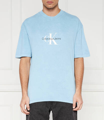 Футболка ARCHIVAL MONOLOGO CALVIN KLEIN JEANS - голубой(J30J325427)