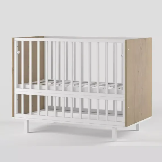 Детская кроватка на маятнике Incanto Cambridge Белый/дуб