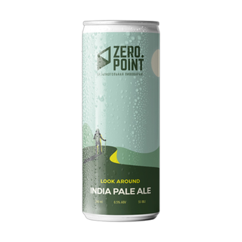 Безалкогольное пиво Индиа Пэйл Эль Look Around Zero Point, 330 мл
