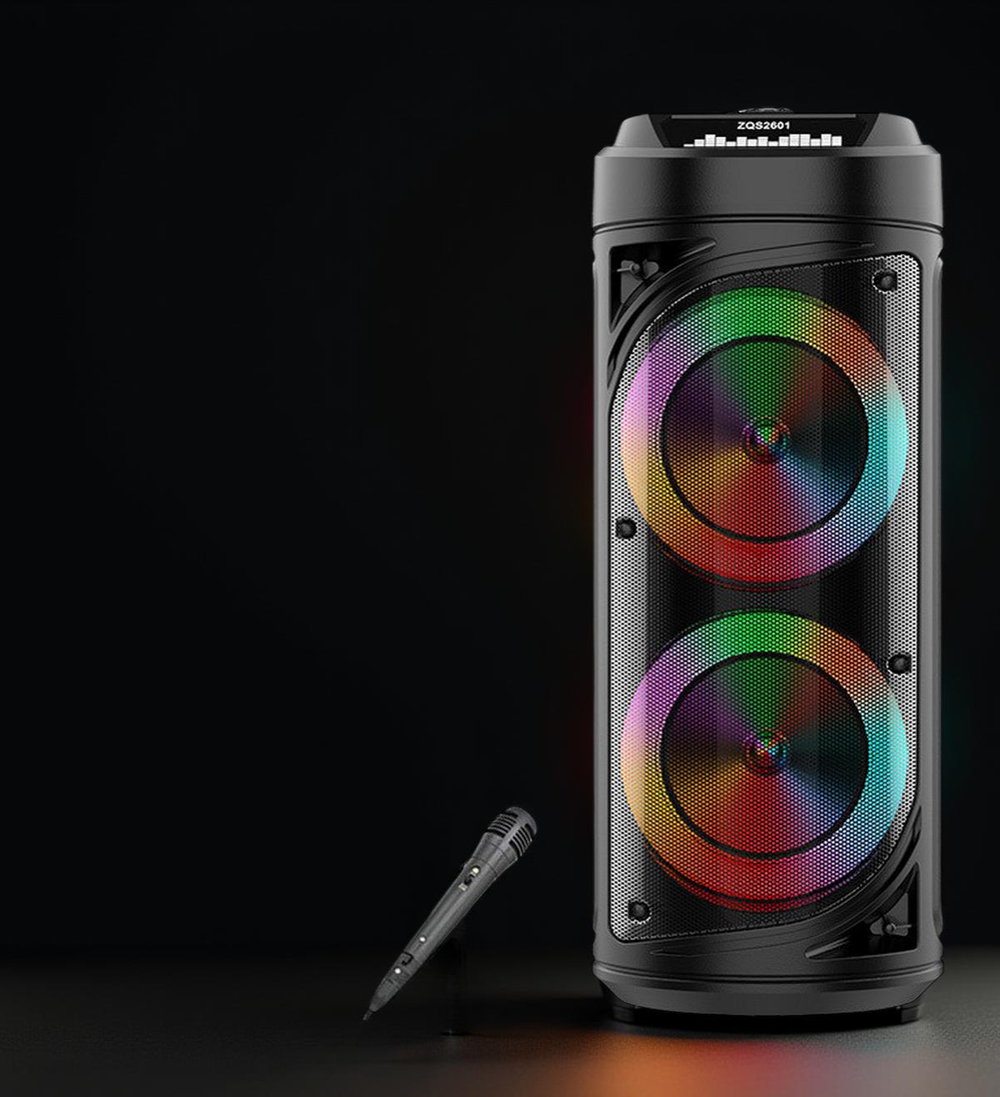 Беспроводная колонка Sing-e ZQS-2601Colorful Bass speaker Караоке