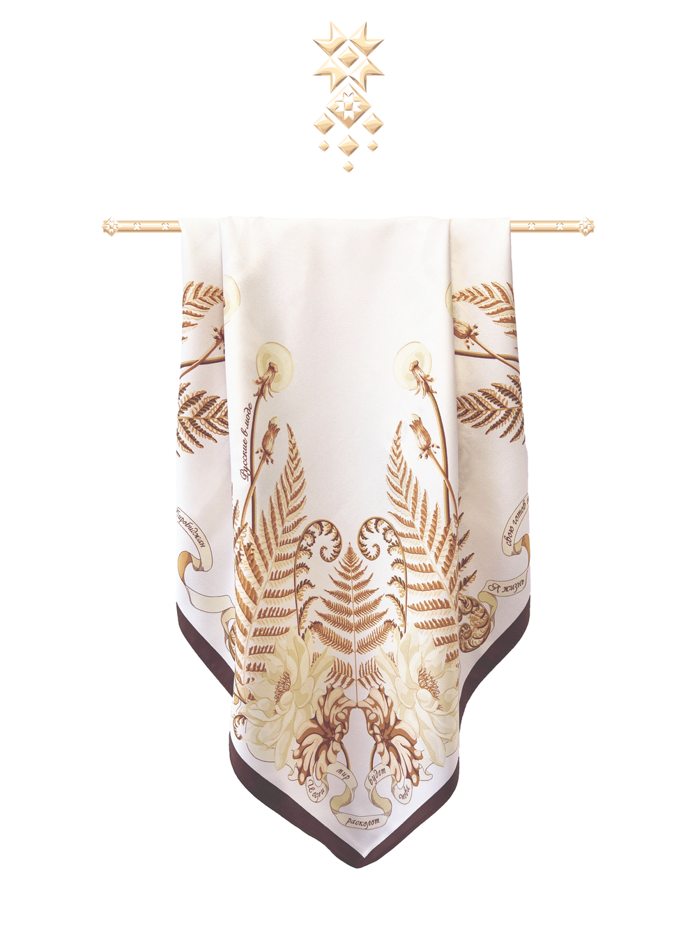 Платок «Папоротник Биры и Биджана»