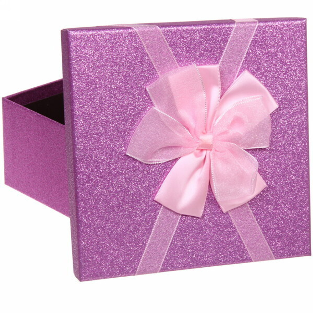 Коробка подарочная «Мечта» 17,5*17,5*8 см, лаванда