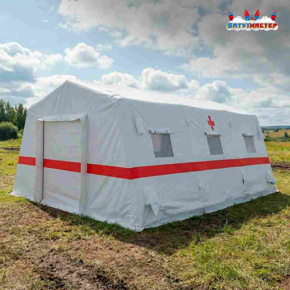Модуль пневмокаркасный медицинский «Стабилизация» из ПВХ 8×6×3 м, полевой госпиталь