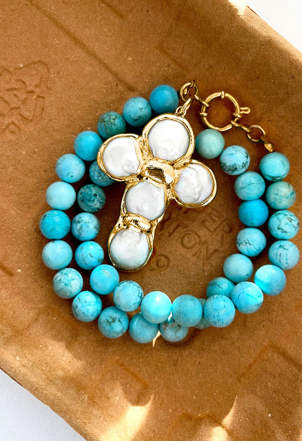 Подвеска Крест Pearly