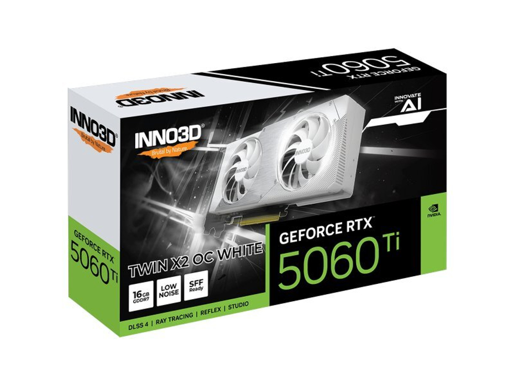 Видеокарта INNO3D Nvidia GeForce RTX 5060 Ti [N506T2-16D7X-191073W]