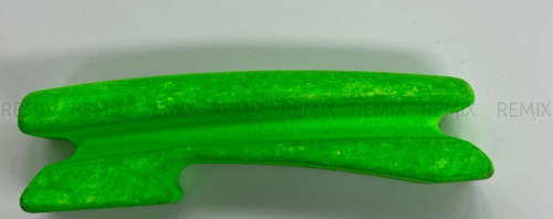 Рукоятка ручка для удочки зимней пенопласт зеленая 14см (выемка под палец)