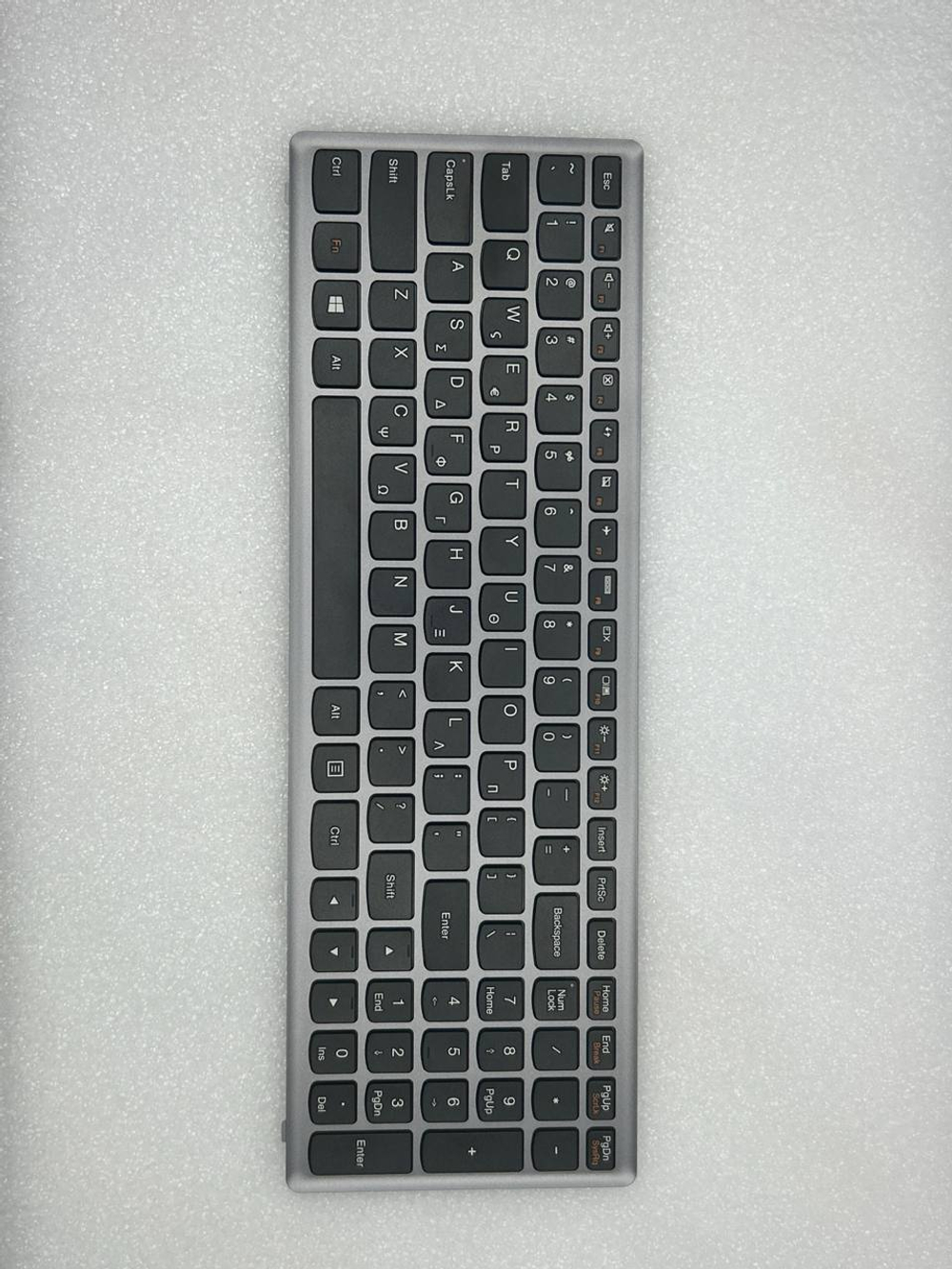 Клавиатура для ноутбука Lenovo S500 раскладка - английская, без подсветки, черная (25212989), оригинал