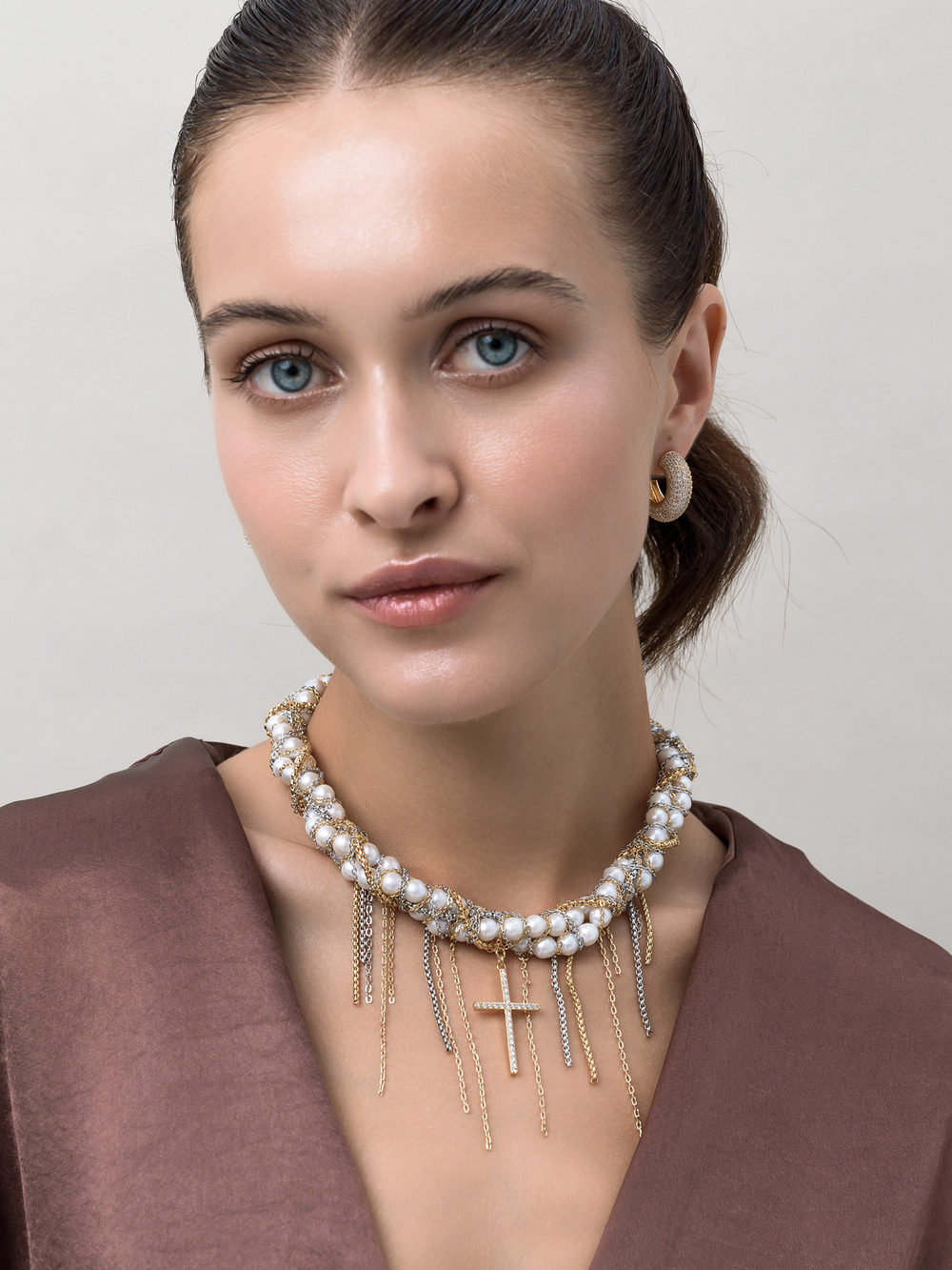 Колье "Pearl Magic" Mini из жемчуга Bicolor