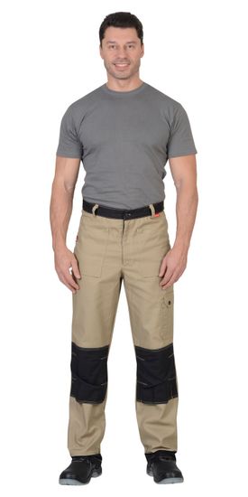 Брюки "Сириус-Вест-Ворк" (бежевый/черный)