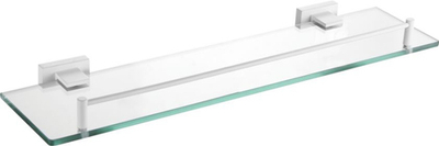 5021-F Полка стеклянная 1-ярусная  (БЕЛЫЙ) ViEiR  (10/1шт)