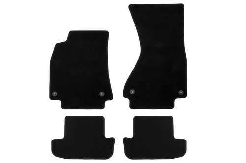 Коврики в салон для AUDI A5 АКПП 2007-2011, 2011-2016, купе, 4 шт. (текстиль) KLEVER01041101200K