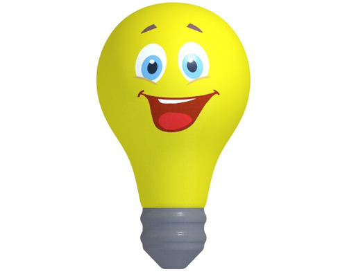 Резиновая фигура «Лампочка»