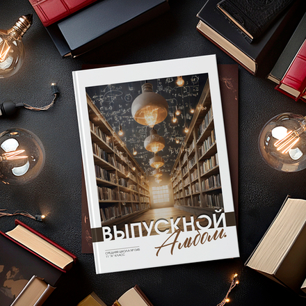 PSD-Шаблон обложки "Библиотека"