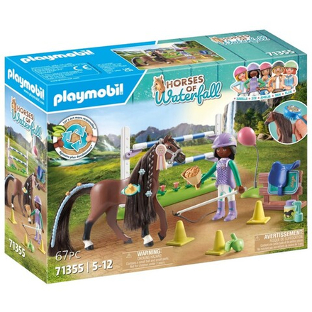 Playmobil - Лошади водопада Зоя и лошадь Блейз с препятствиями 71355 / артикул   71355  / GTIN 4008789713551