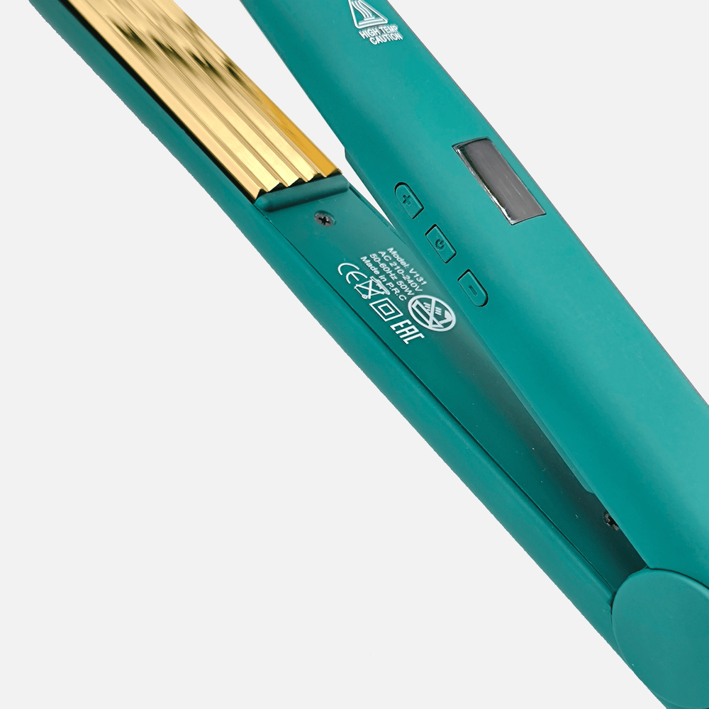 Щипцы-гофре 25 мм BE-UNI V131 Gold титановые 60-230°C