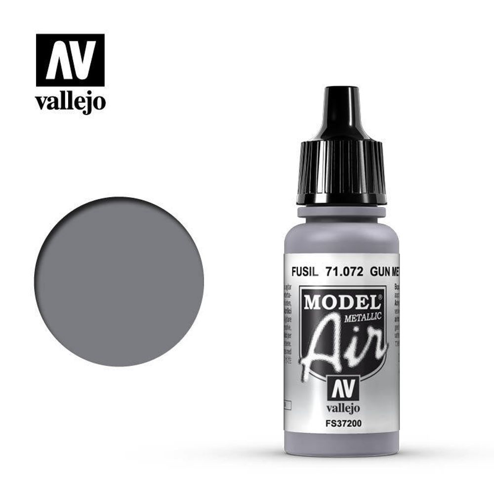 Model air 072-17ml. Gunmetal (metallic)