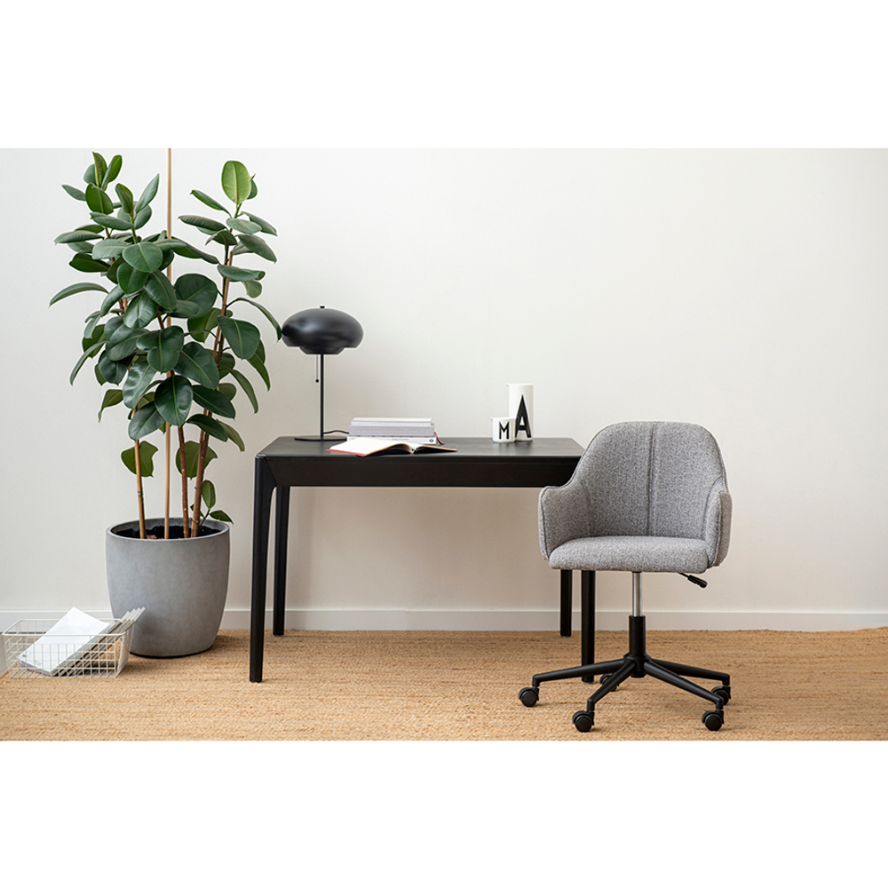 Кресло Bergenson Bjorn Isla, рогожка, серое