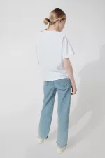 Футболка FOS Плотная Женская Белая