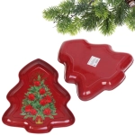 Поднос жестяной «Ёлочка» 25,8*15см Ёлка в цветах