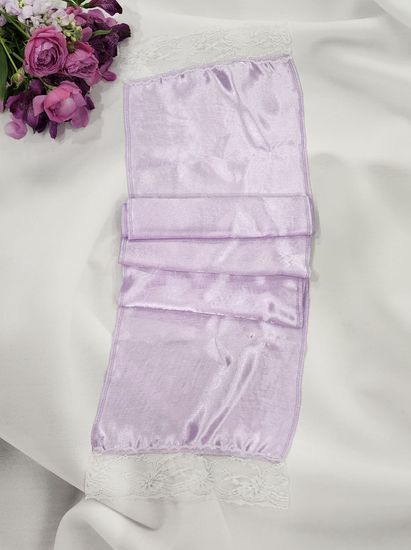 Комплект венчальный 4 предметный со стразами, рельефный цвет:белый с красным