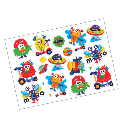 Стикерпак m-cro Монстрики, 210/300 мм