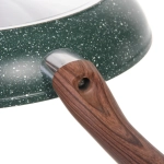 Сковорода «BAROLY» GREEN 22см каменная крошка, бакелитовая ручка