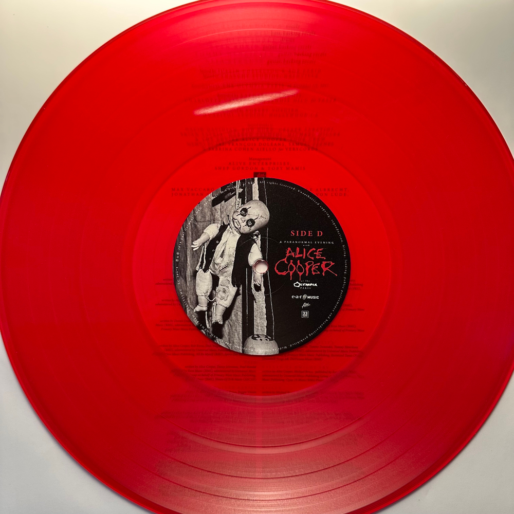 Alice Cooper - A Paranormal Evening With Alice Cooper At The Olympia Paris 2LP (Германия 2018г.)