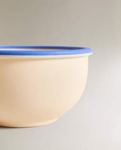 Zara Home миска из силикона, цвет бежевый, 14 см