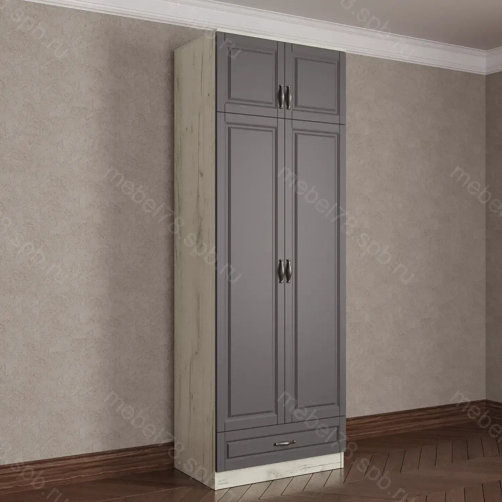 Шкаф распашной с антресолью 2/3 (мадес)