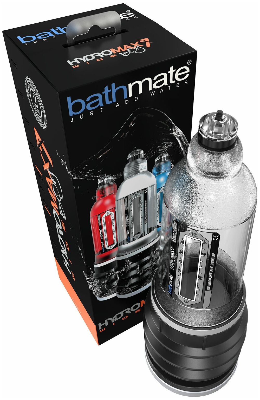 Гидропомпа Bathmate HYDROMAX7 Wide Boy прозрачная