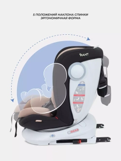 Автокресло RANT LB619 "DRIVE" isofix группа 0-1-2-3 (0-36 кг)