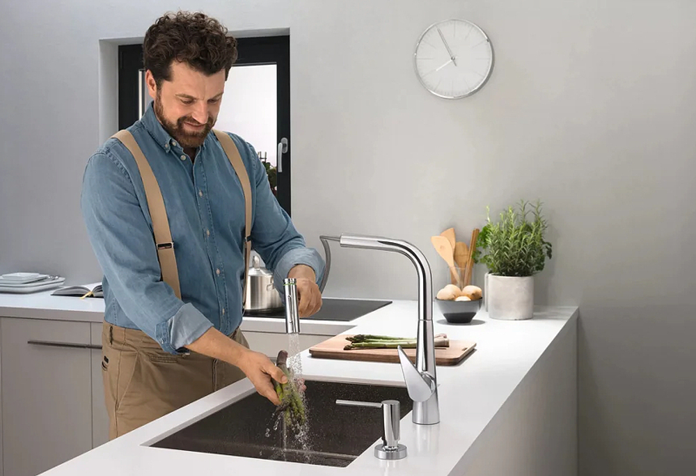 Смеситель для кухни Hansgrohe Talis Select M51 72824000 хром
